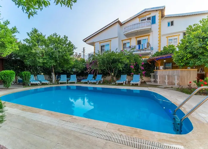 Дом отдыха -villa Vildan- 12 Kisilik Oezel Havuzlu 6 Odali *